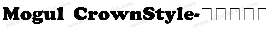 Mogul CrownStyle字体转换